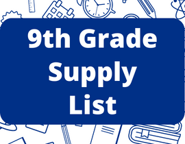 Freshman School Supply List